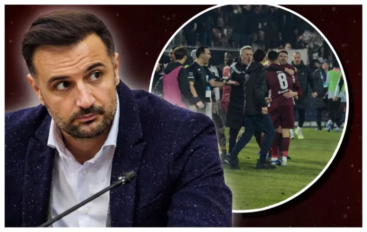 Cristiano Bergodi, suspendat o lună după derby-ul cu CFR Cluj