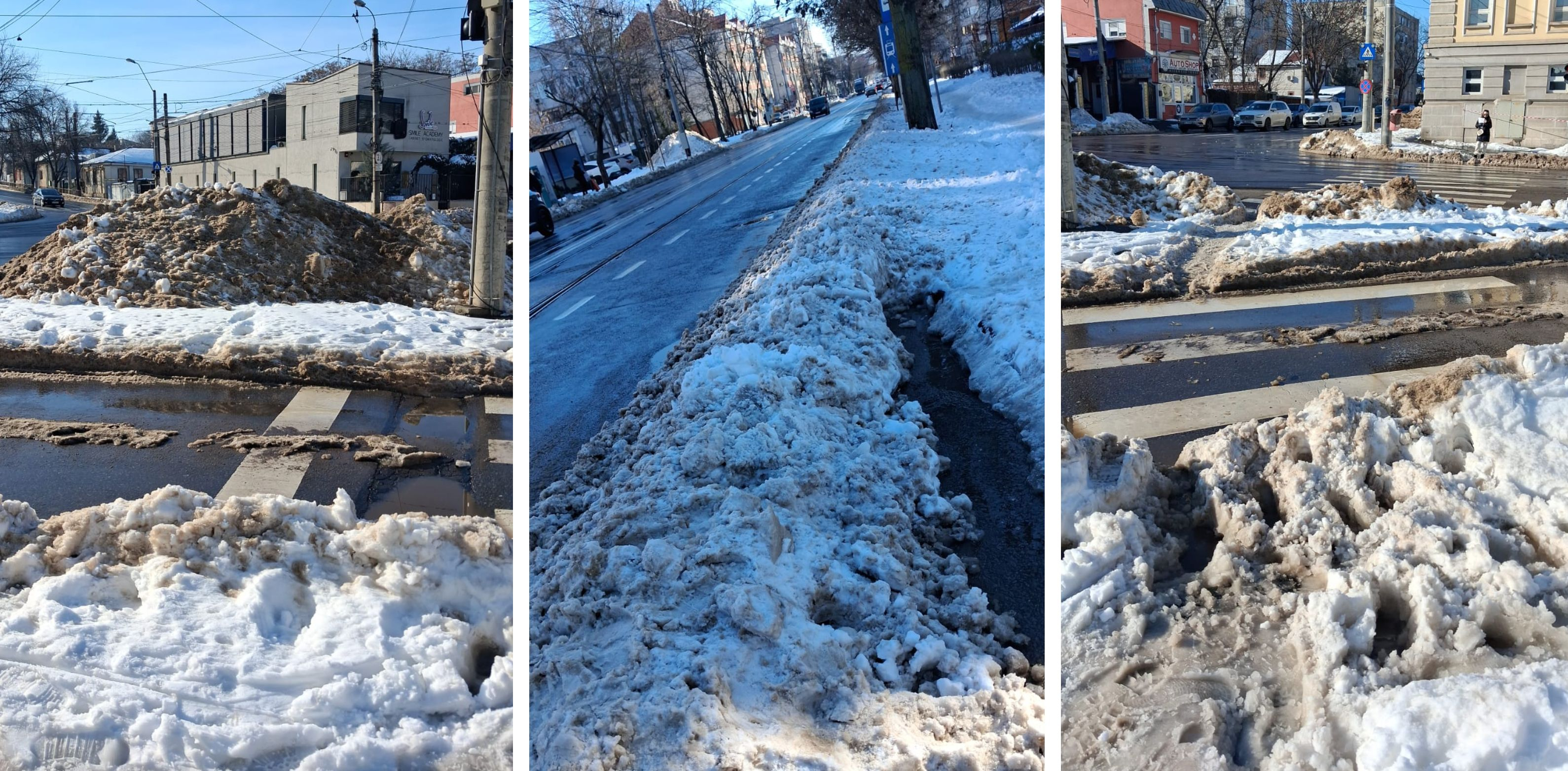 Autoritățile locale, criticate pentru deszăpezirea insuficientă în Galați