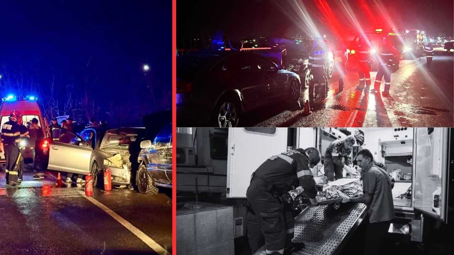 Accident pe DN73: Trei autoturisme implicate în Dârmănești