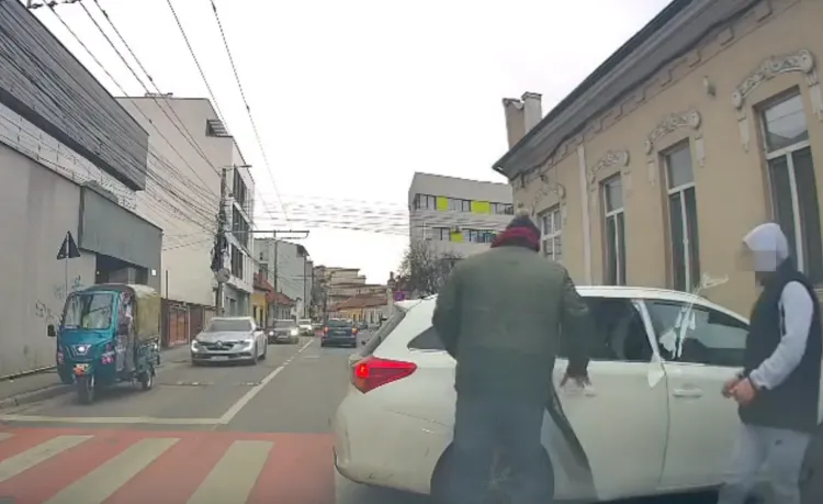 Incident șocant pe strada Paris din Cluj-Napoca