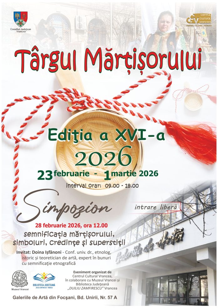 Târgul de Mărțișor din Focșani revine cu a XVI-a ediție