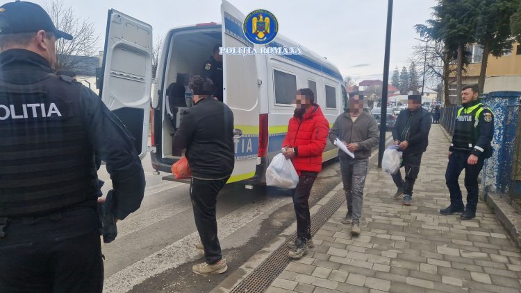 Nouă bărbați reținuți de polițiști după un scandal în Vălenii Lăpușului
