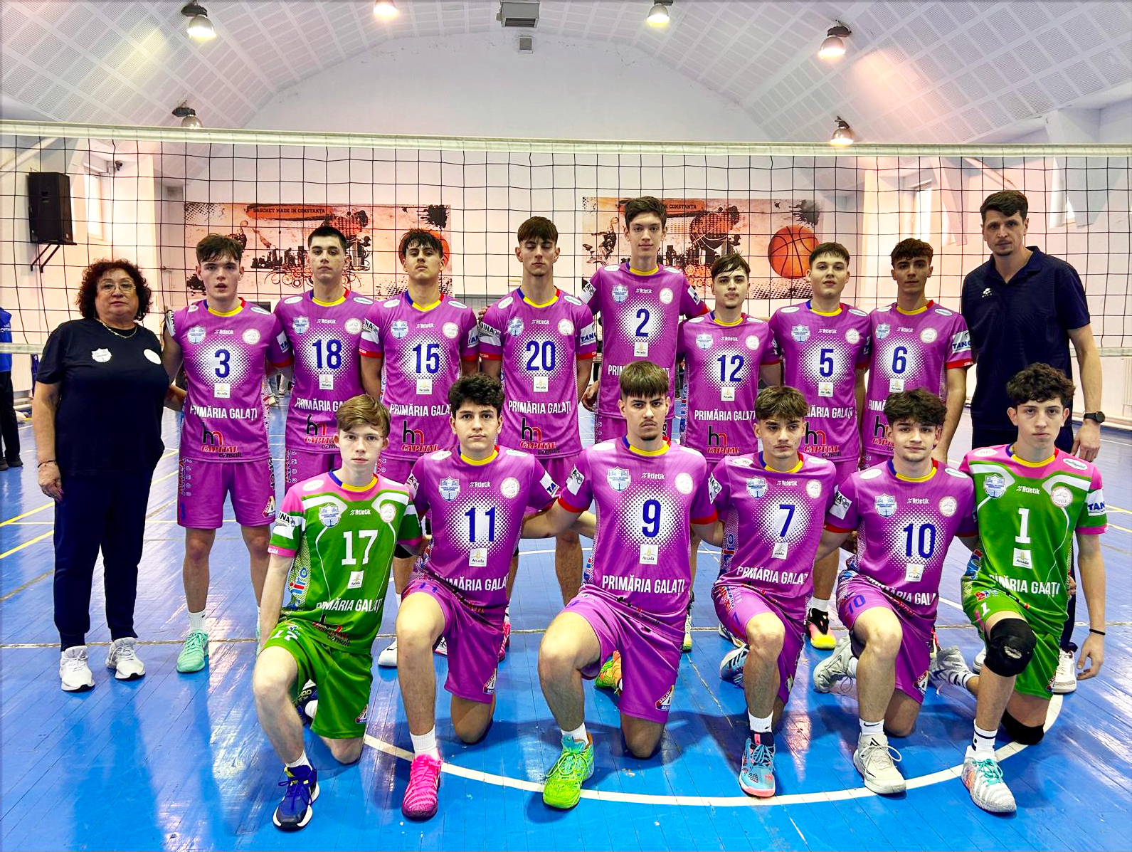 Echipele de volei și alte evenimente sportive se desfășoară la Galați