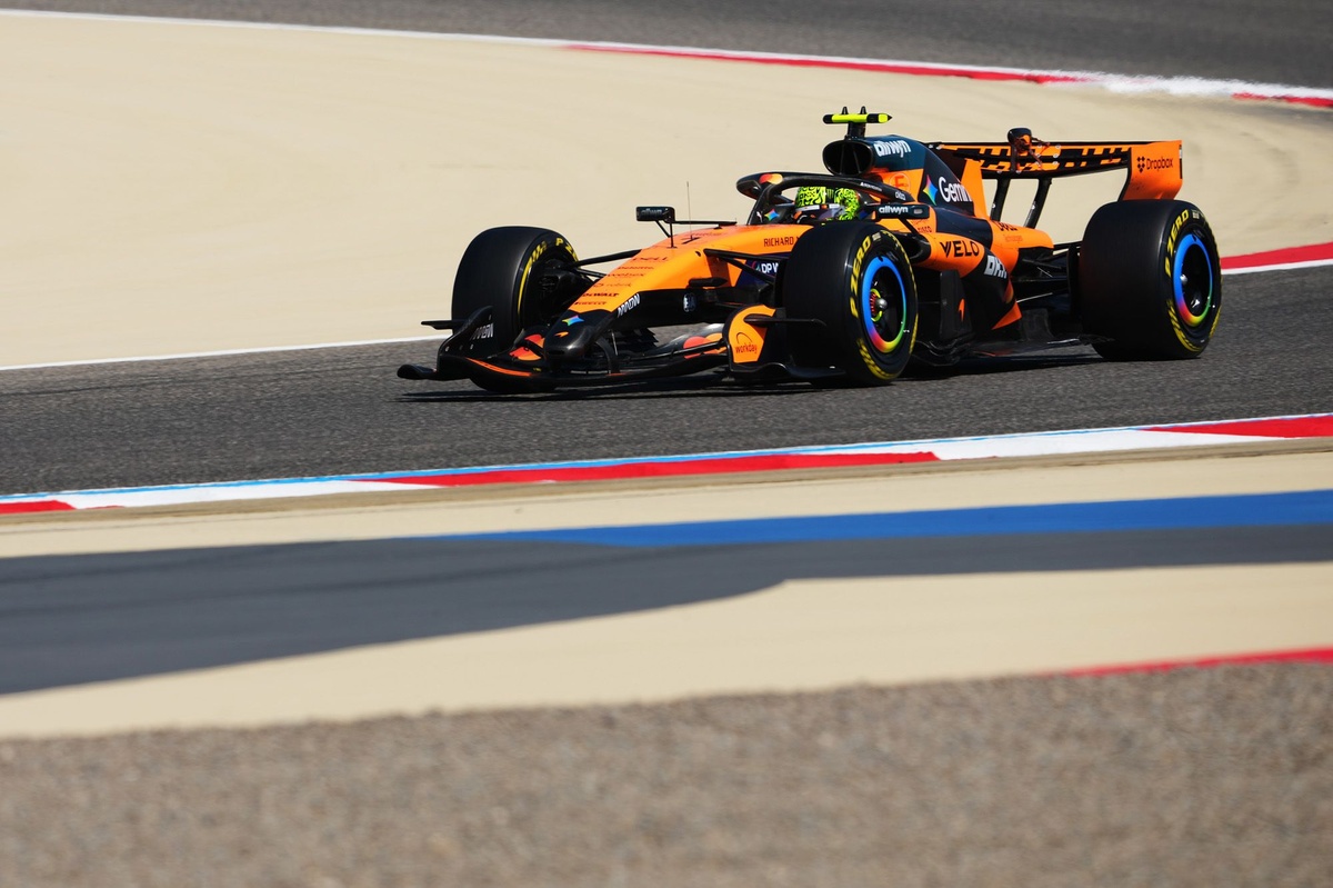 Lando Norris stabilește cel mai rapid timp în testele pre-sezon F1 de la Bahrain