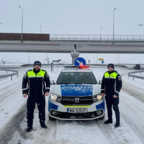 Atenționare meteorologică: Poliția Vrancea recomandă măsuri de precauție în trafic