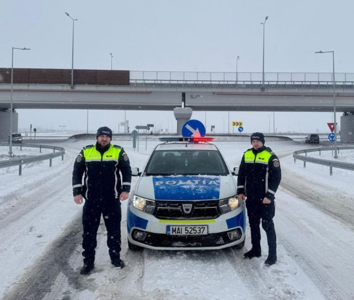 Atenționare meteorologică: Poliția Vrancea recomandă măsuri de precauție în trafic