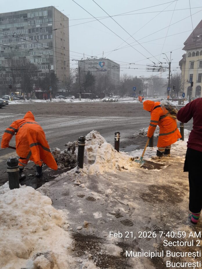 Primarul Sectorului 2 anunță deszăpezire rapidă în weekend