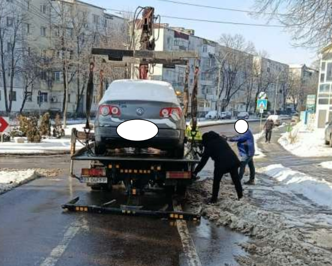 Poliția locală din Botoșani sancționează șoferii pentru nerespectarea regulilor de parcaj