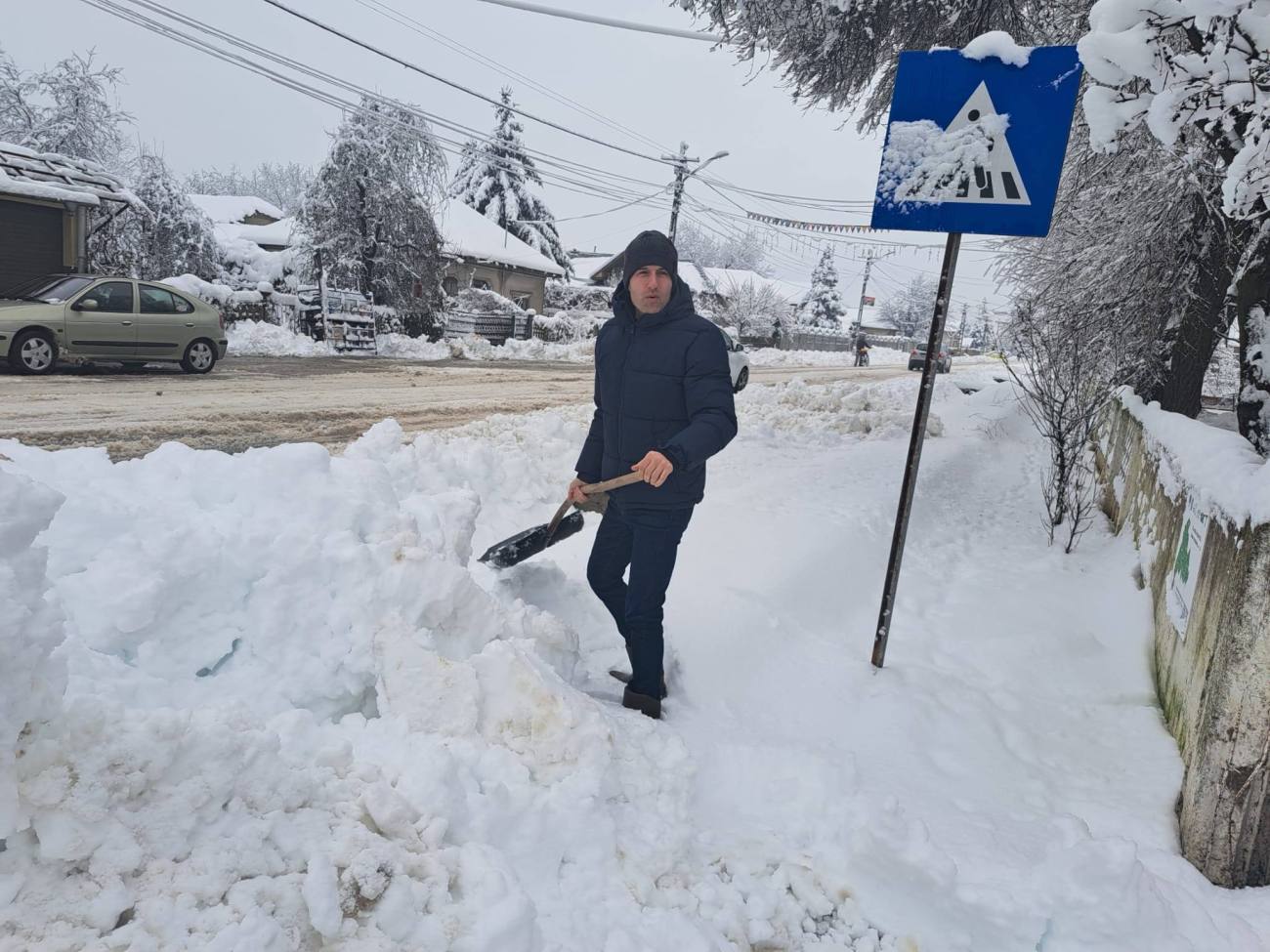 Primarul din Odobești îndeamnă la responsabilitate în timpul ninsorilor