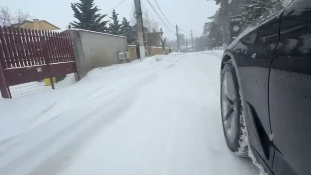 Intervenții pe drumurile județene Ilfov, în condiții de viscol puternic