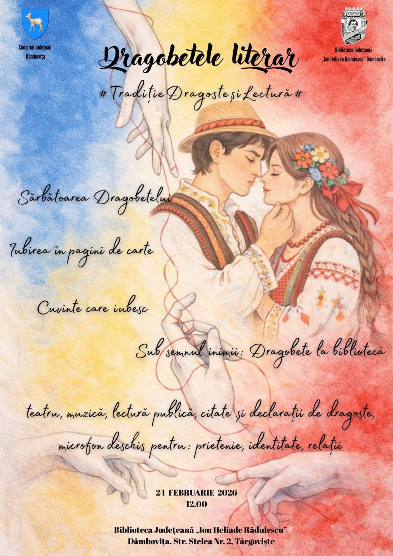 Biblioteca Județeană din Dâmbovița celebrează Dragobetele cu un eveniment special