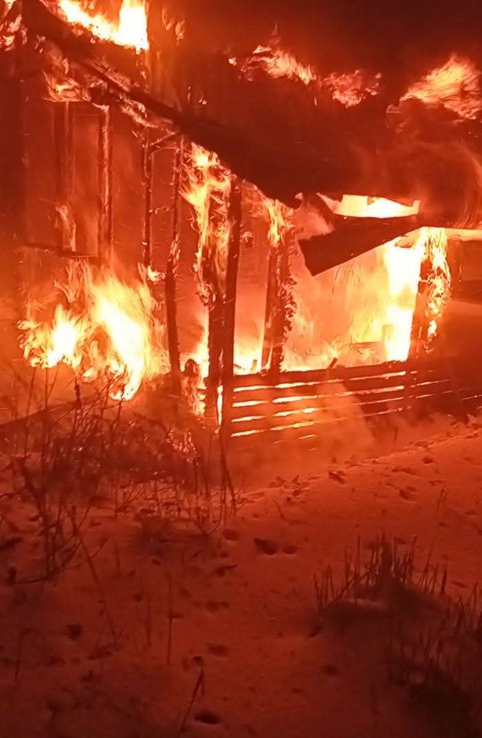 Incendiu devastator într-o gospodărie din Dăița, Giurgiu