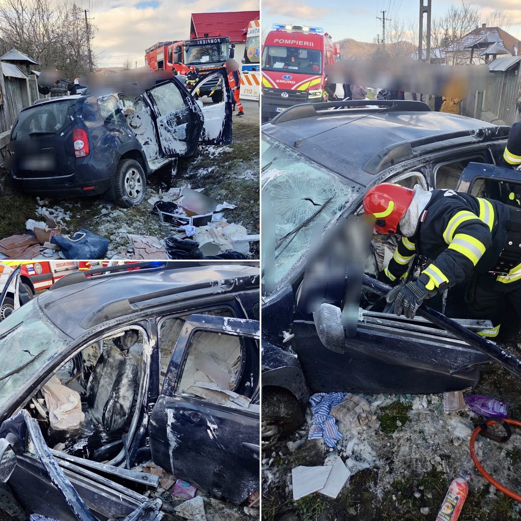 Accident grav pe DJ 732, în comuna Aninoasa, cu victime