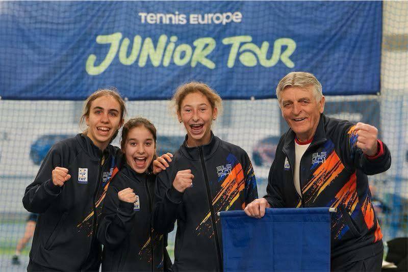 România câștigă titlul de campioană europeană U14 indoor la tenis