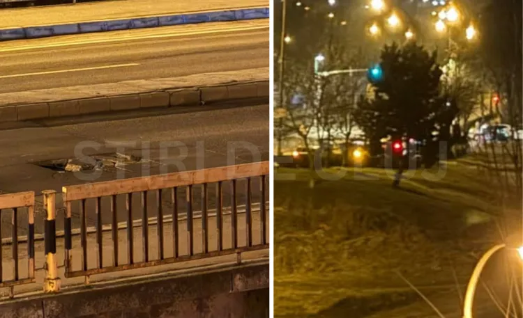 Podul de pe Bulevardul 1 Decembrie 1918 din Cluj-Napoca, o amenințare pentru siguranța traficului