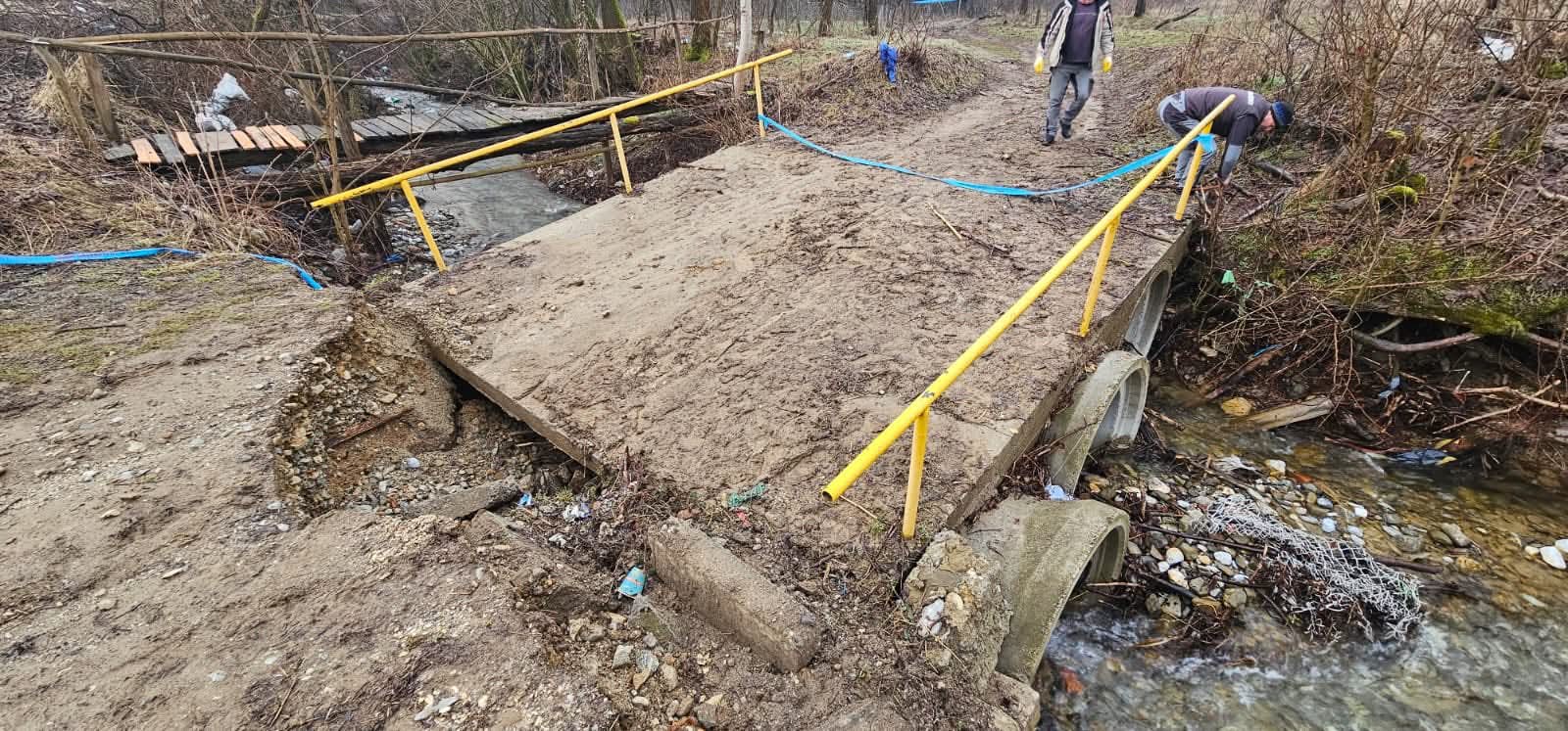 Finalizate lucrările de intervenție în Băltișoara, Runcu