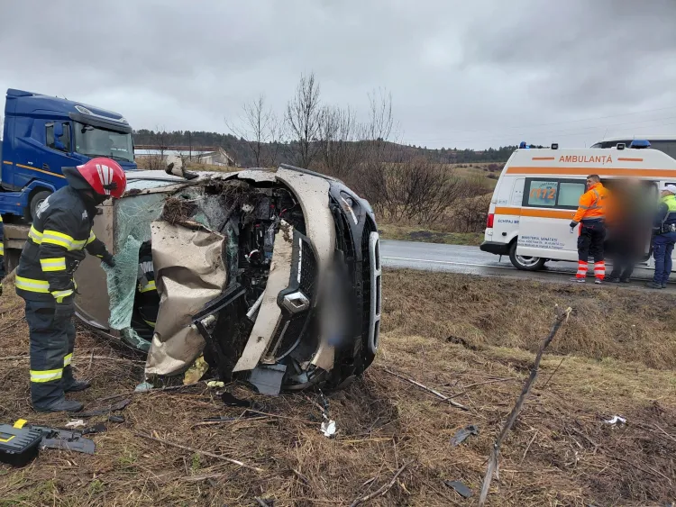 Accident rutier grav la Izvoru Crișului, județul Cluj