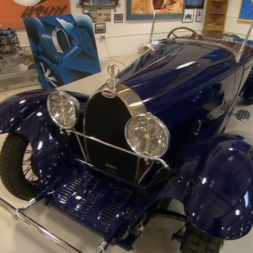 Jay Leno deține Bugatti-ul Katharinei Hepburn, dar asta nu e partea interesantă
