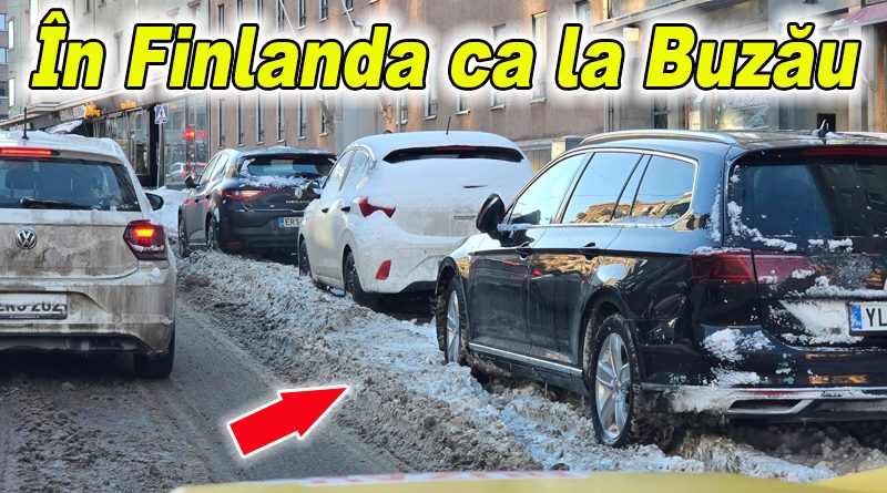 Imagini din Finlanda surprind o realitate neașteptată despre deszăpezire