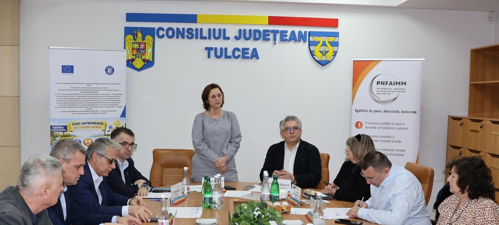 Proiect de sprijin pentru întreprinderi sociale lansat la Tulcea