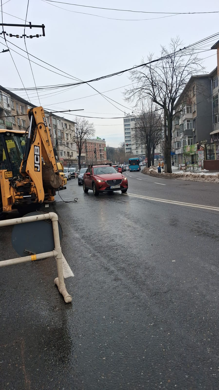 Accident pe strada Brăilei îngreunează traficul în Galați