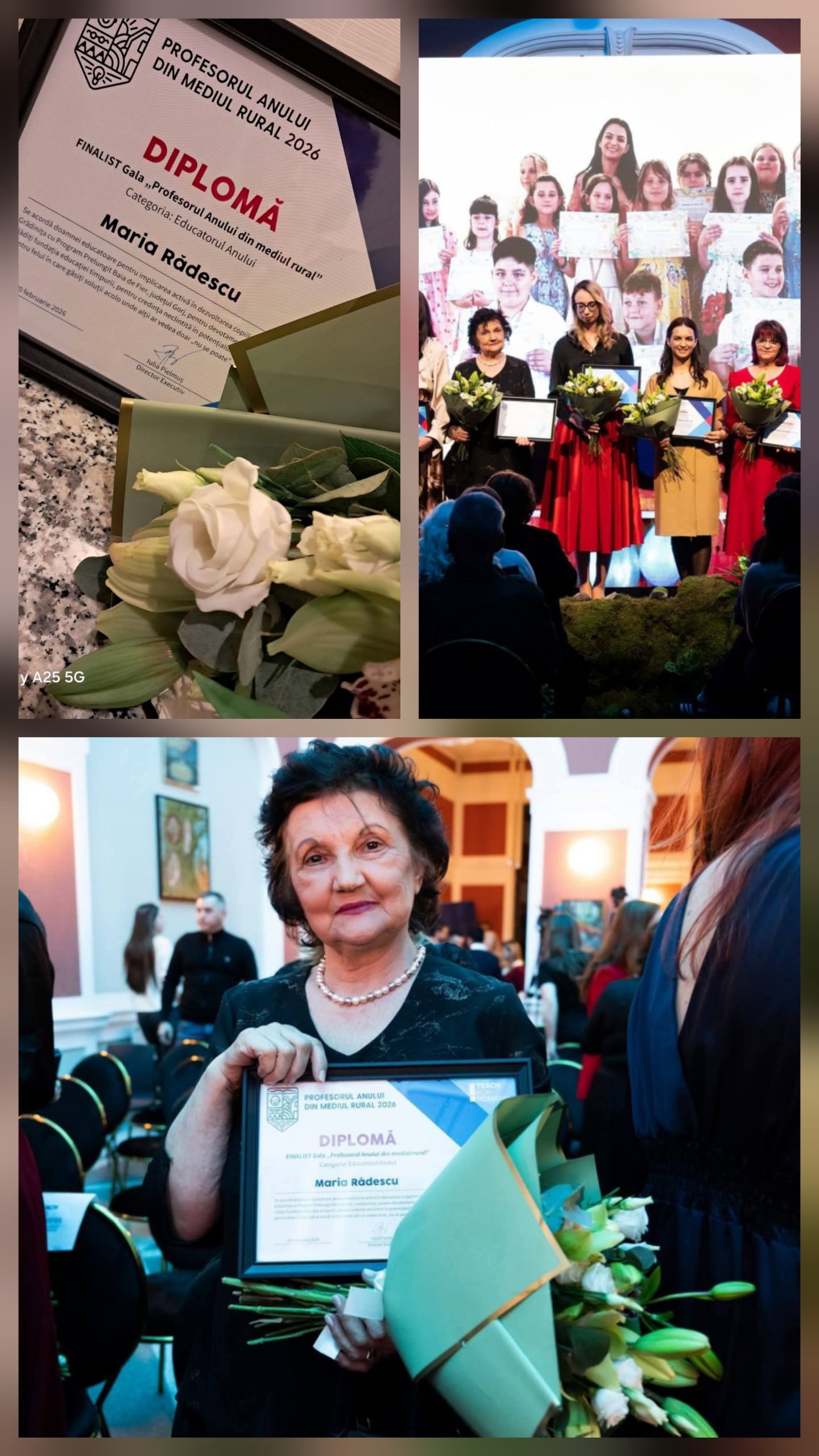 Un profesor din Gorj a strălucit la Gala Profesorului din Mediul Rural