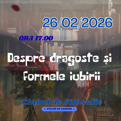 La Biblioteca Județeană Dâmbovița va avea loc o nouă întâlnire a Clubului de filosofie