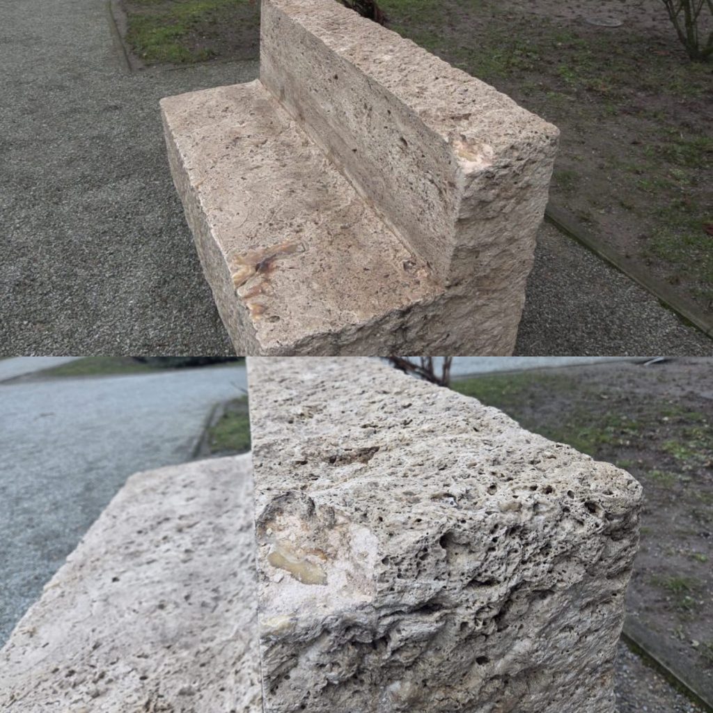 Fragmente de piatră de la Brâncuși, recuperate pentru restaurare