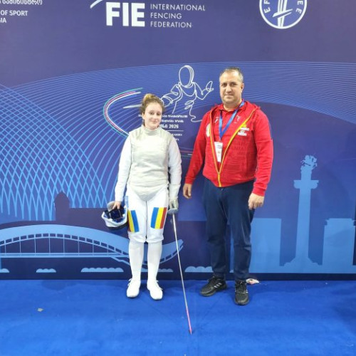 Antonia Stănescu, floretistă de 14 ani, obține locul 28 la Europenele U17