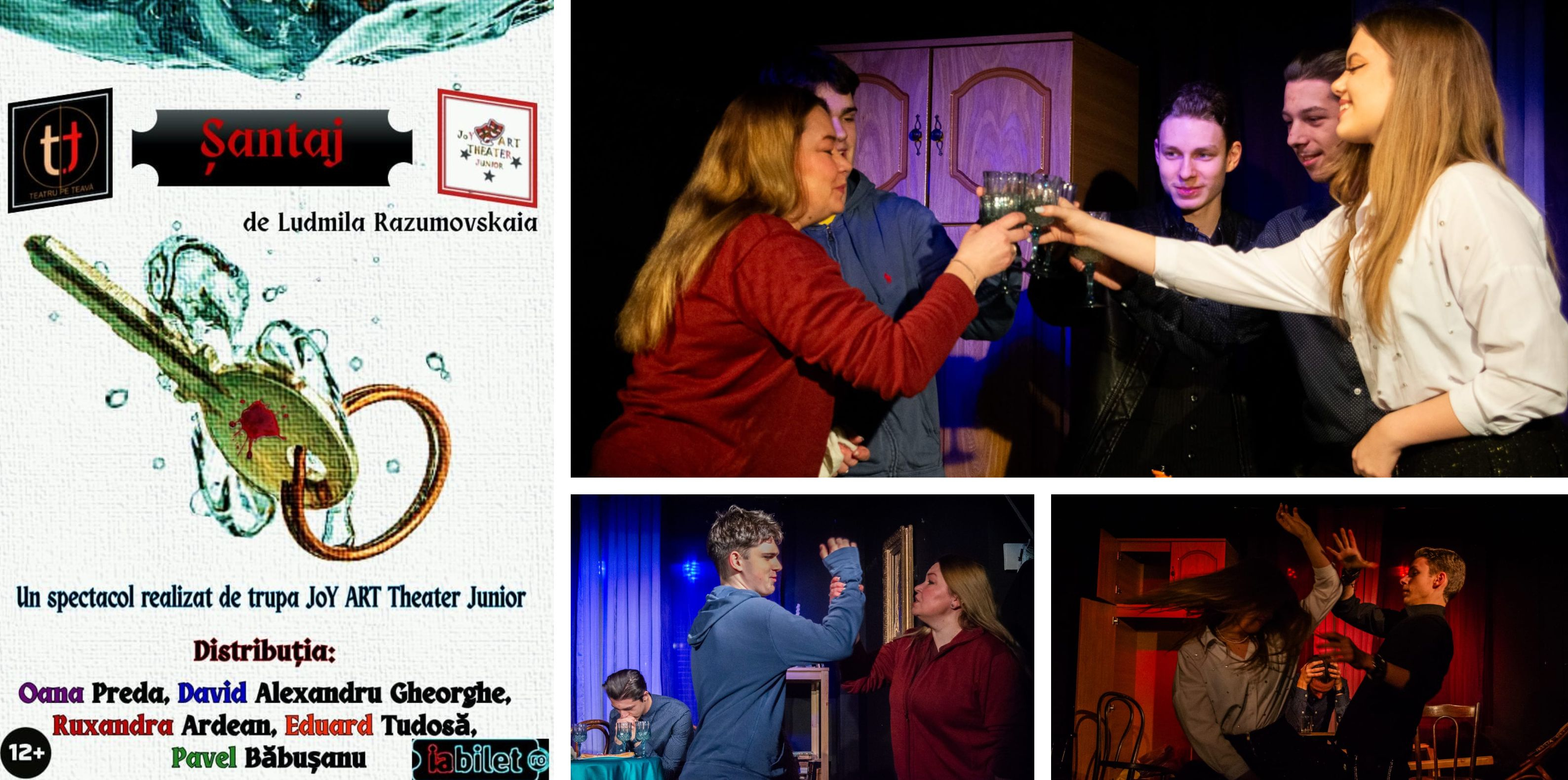 Trupa JoY Art Theatre Junior lansează piesa „Șantaj” despre violența din școli