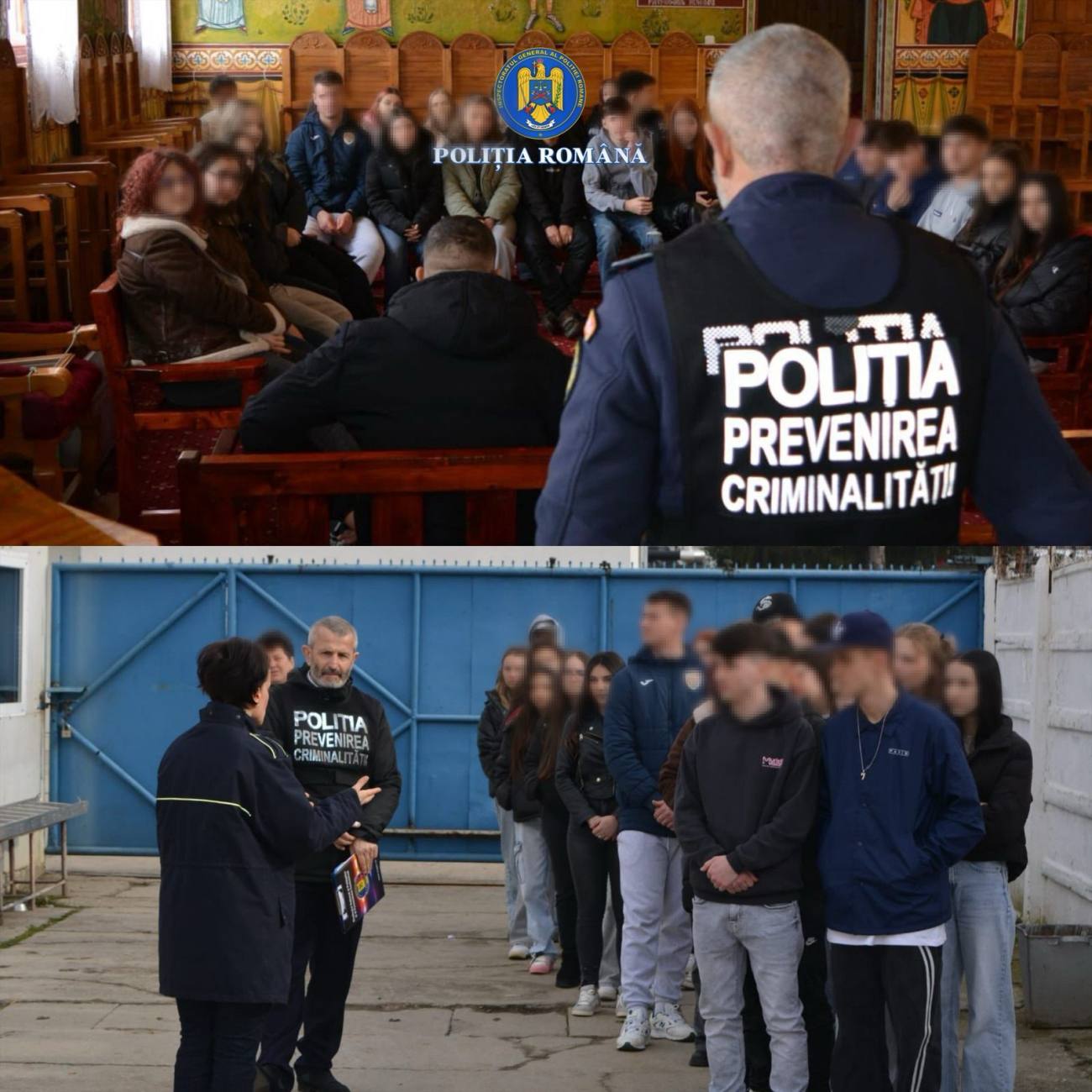 Poliția din Dâmbovița educă tinerii despre comportamentele de risc
