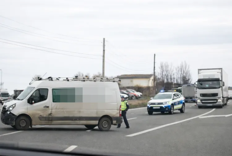 Accident rutier la intersecția Triajului – Calea Baciului în Cluj-Napoca