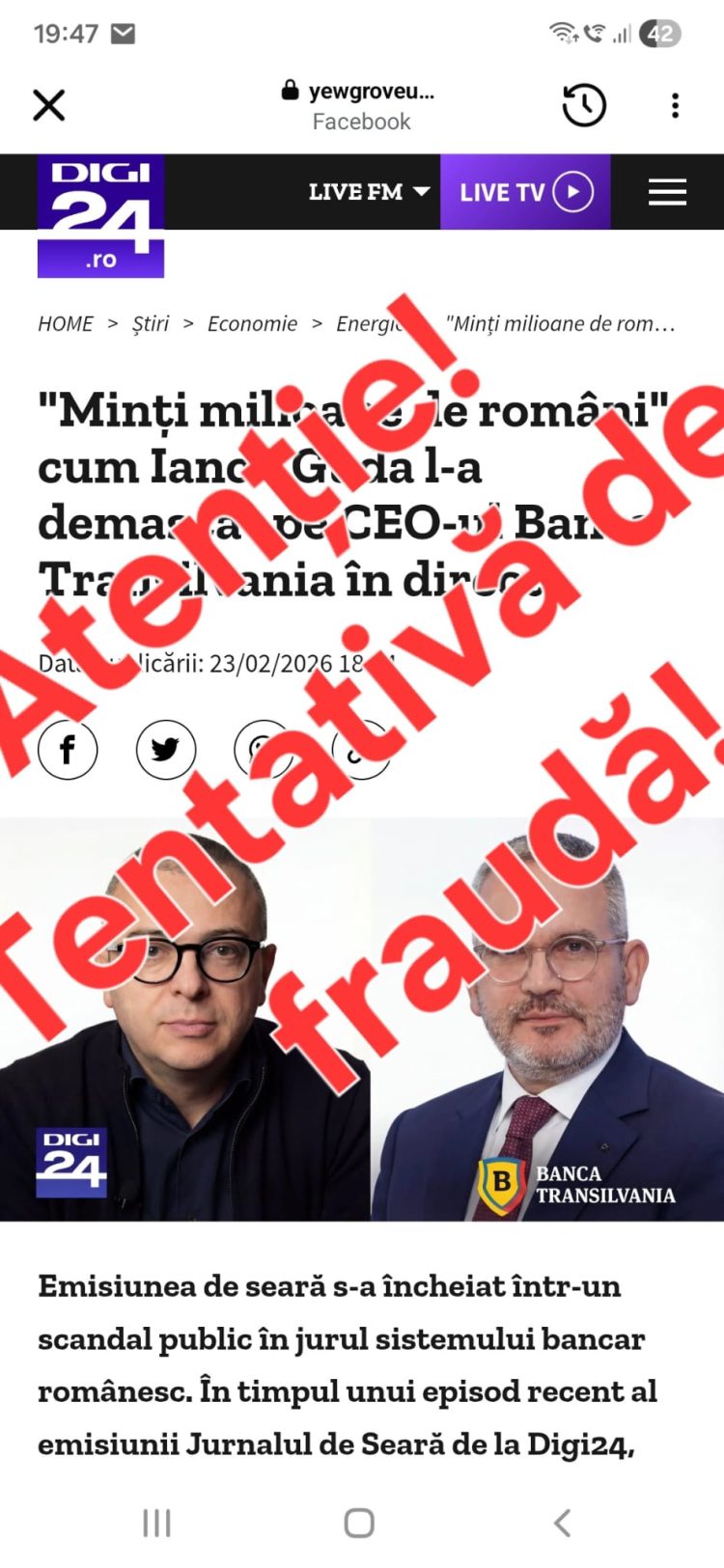 Avertisment MAI: Atenție la atacurile cibernetice de tip doppelganger