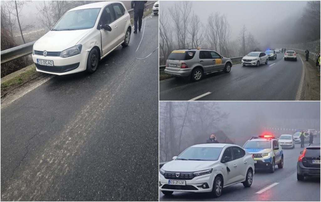 Profesor de matematică din Caraș-Severin implicat într-un accident rutier