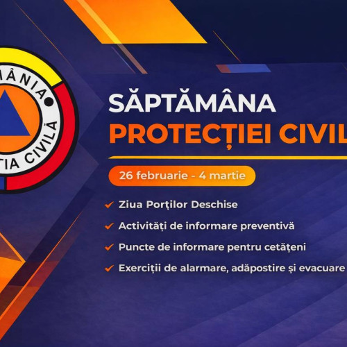 Săptămâna Protecției Civile 2026 începe în Dâmbovița cu activități informative