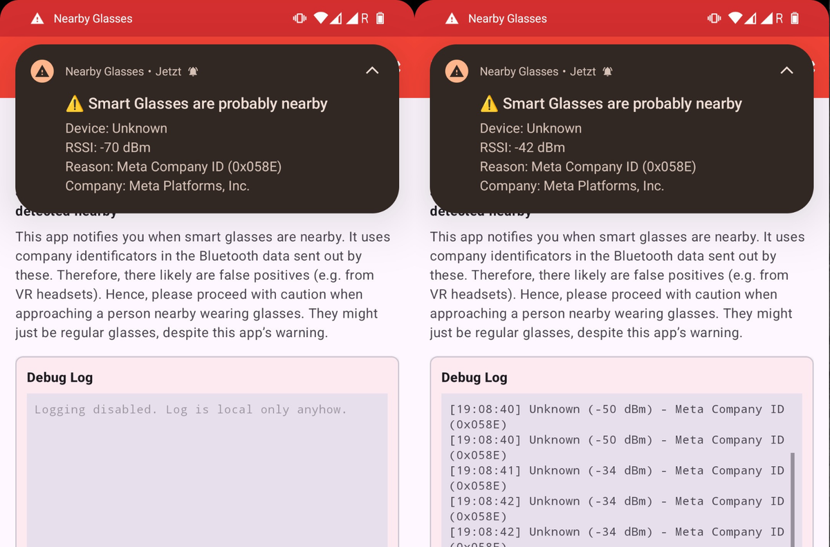 This App Warns You if Someone Is Wearing Smart Glasses Nearby - 404 Media