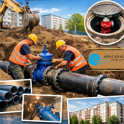 Reabilitarea rețelei de apă potabilă în Micro 19, Galați, finalizată cu succes