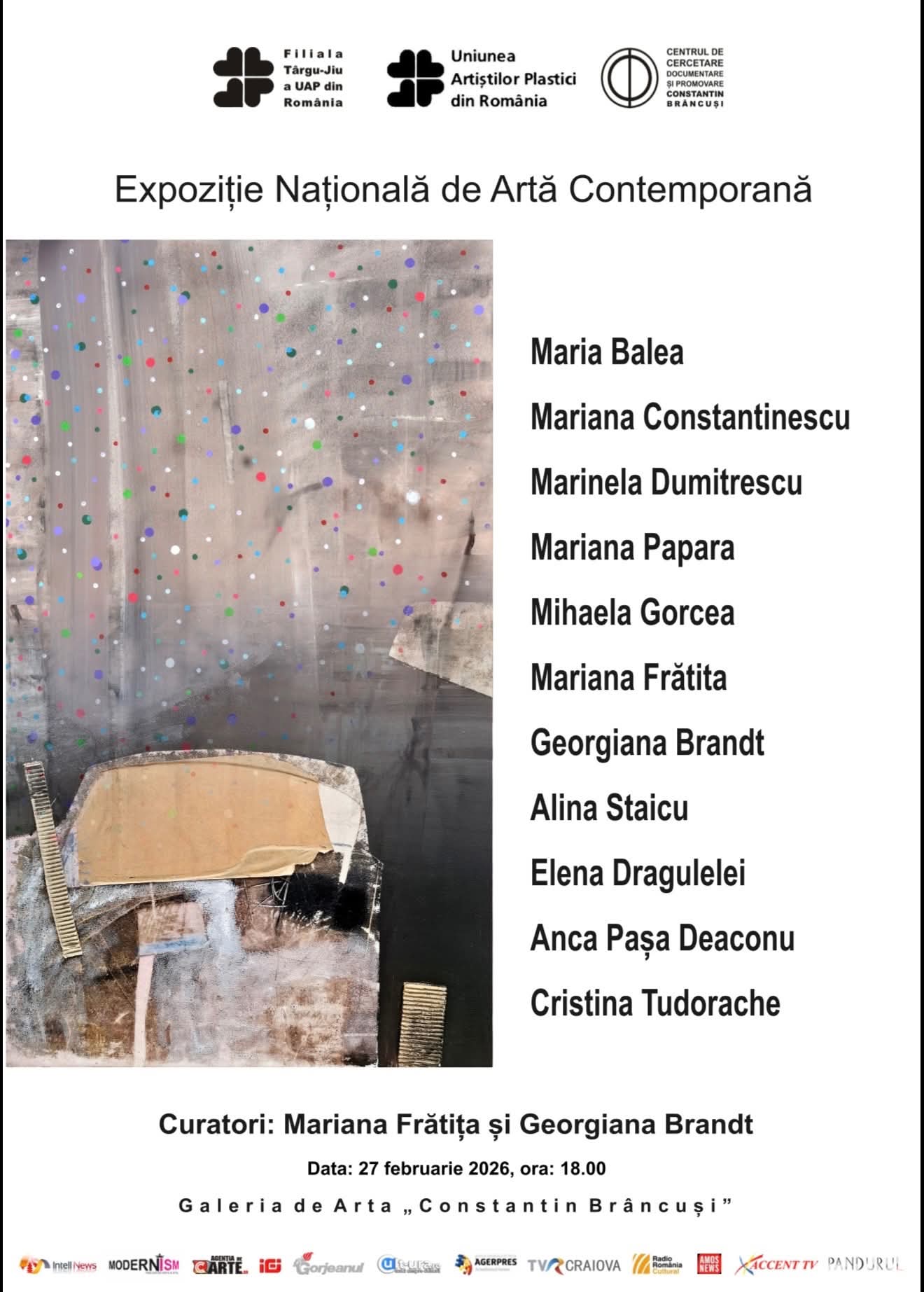 Vernisajul Expoziției Naționale de Artă Contemporană la Târgu Jiu