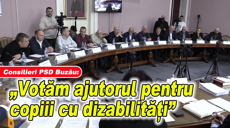 Ședința CLM Buzău discută ajutoare financiare pentru familii cu copii cu dizabilități