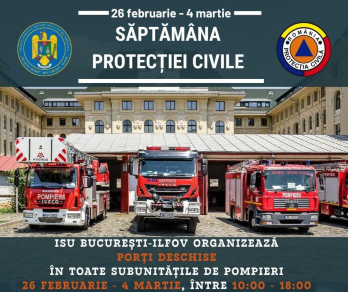 ISU București-Ilfov organizează „Zilele Porților Deschise” pentru public