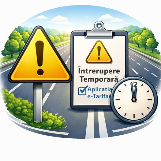 Aplicația e-Tarifare va fi suspendată temporar luni pentru mentenanță