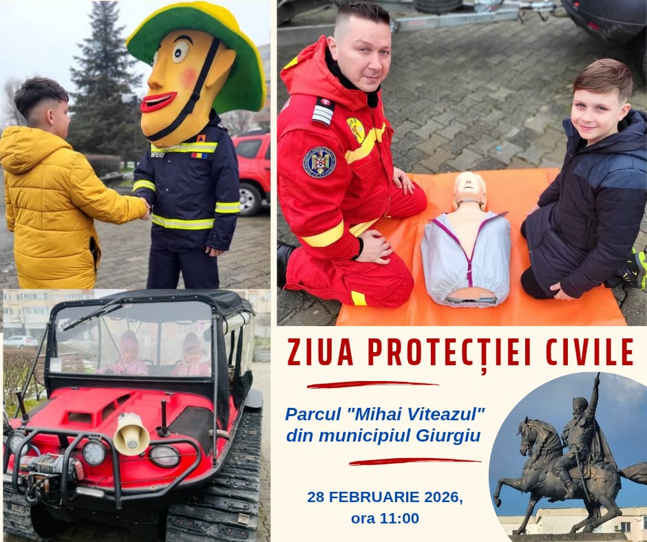 ISU Giurgiu organizează Ziua Porților Deschise pe 28 februarie