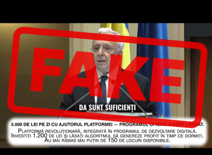 BNR atrage atenția asupra postărilor deepfake care îl implică pe Mugur Isărescu