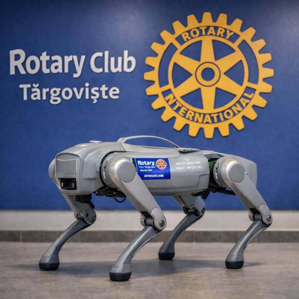 Rotary Club Târgoviște sprijină echipele de robotică cu un robot inteligent