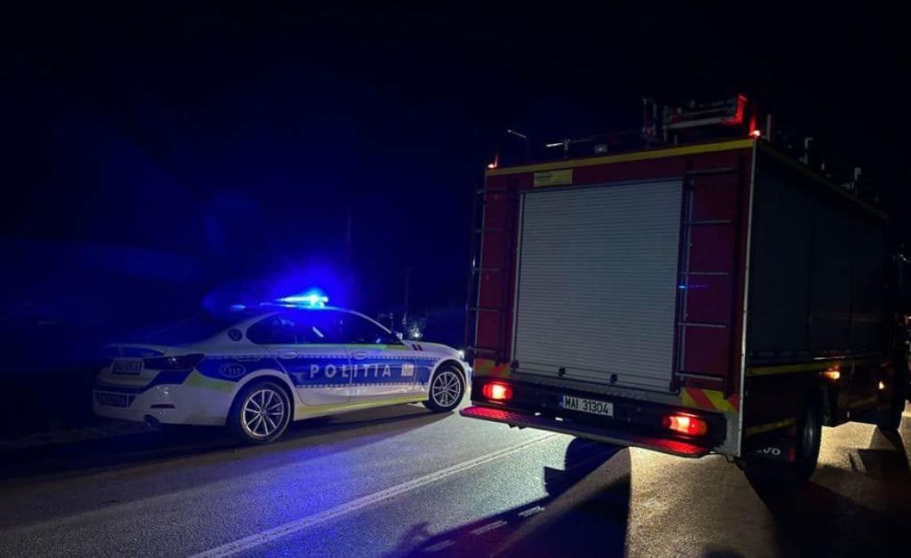 Accident rutier la Valea Lungă, pompierii intervin pentru măsuri de urgență