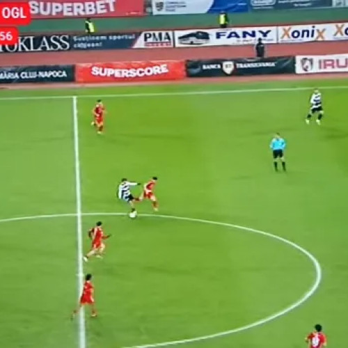 Universitatea Cluj învinge Oțelul Galați cu 4-0 pe teren propriu