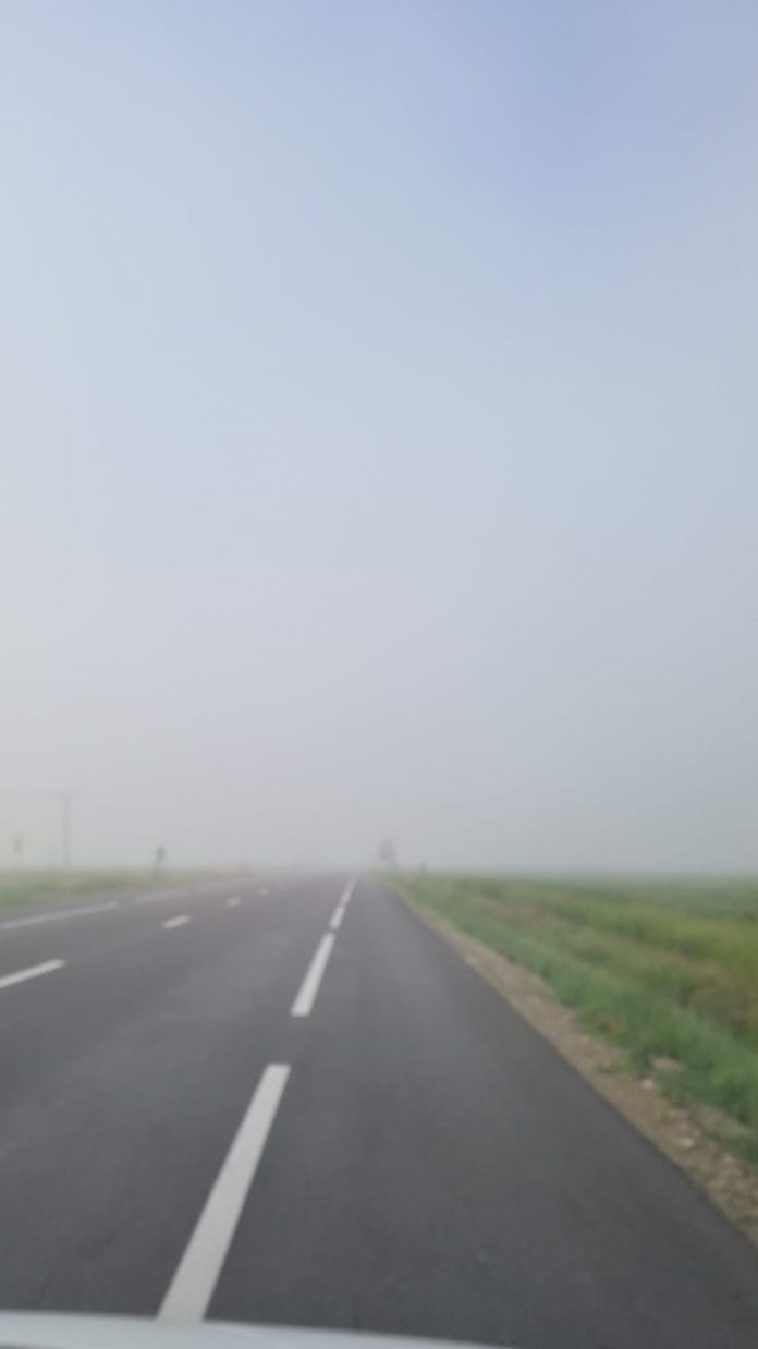 Atenționare meteorologică: cod galben de ceață în Vrancea