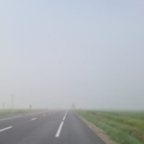 Atenționare meteorologică: cod galben de ceață în Vrancea