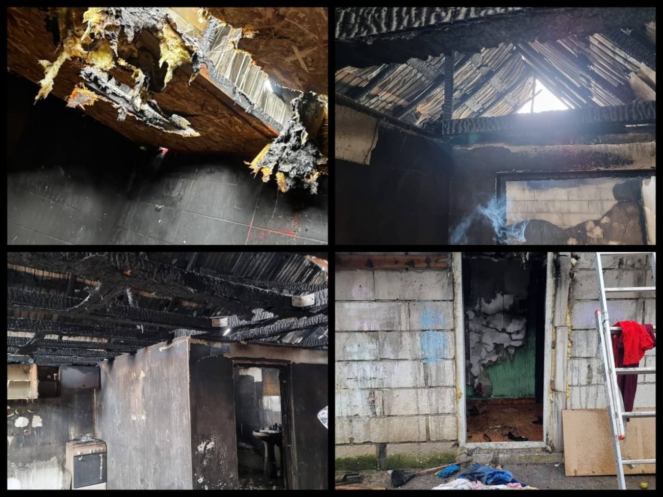 Sprijin financiar pentru o familie afectată de incendiu în Nucet