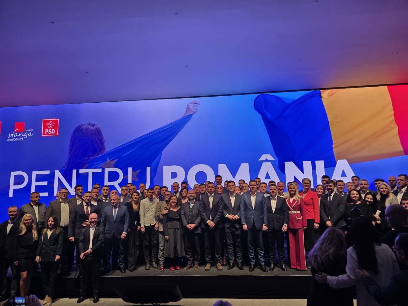 Corneliu Ștefan și liderii PSD la Forumul Național PES Activists România
